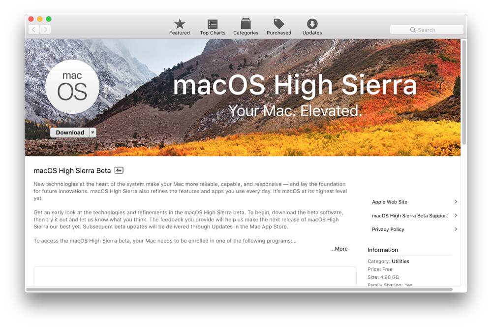 how to make room on mac for macos high sierra update